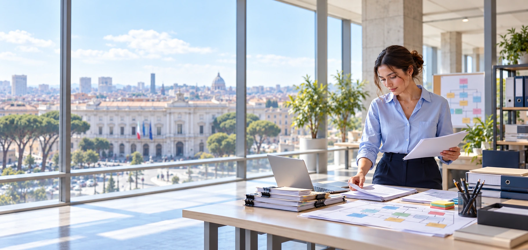 Ambiente di studio e attivit&agrave; legate a Scienze dell&rsquo;Amministrazione e dell&rsquo;Organizzazione