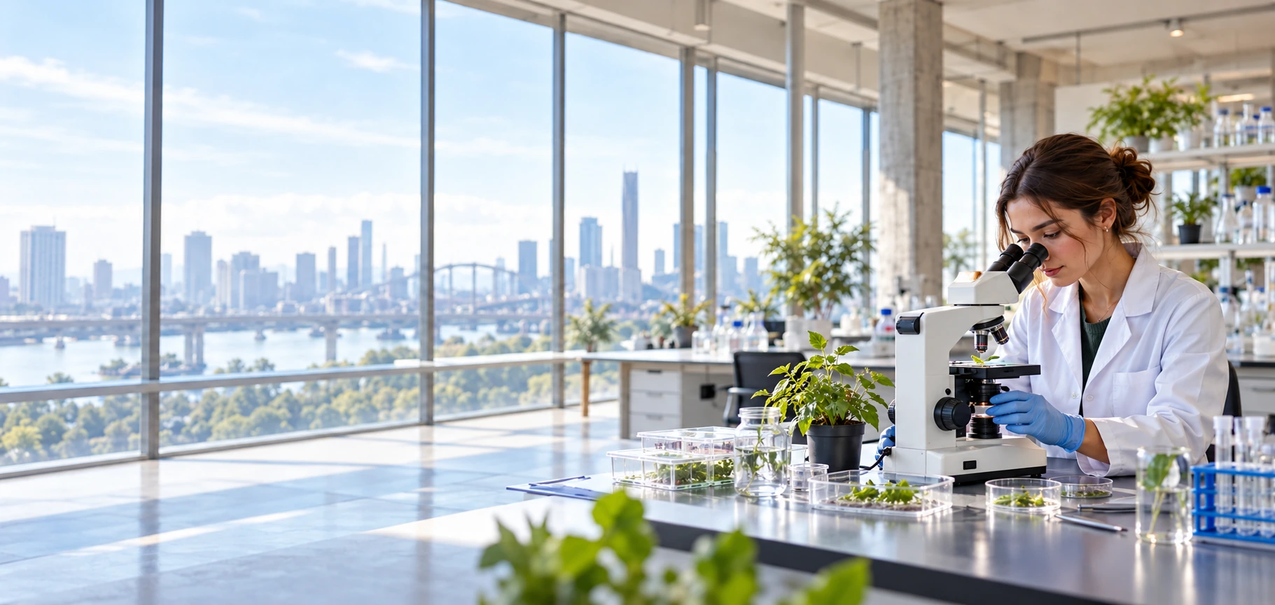 Ambiente di studio e attività legate a Scienze Biologiche