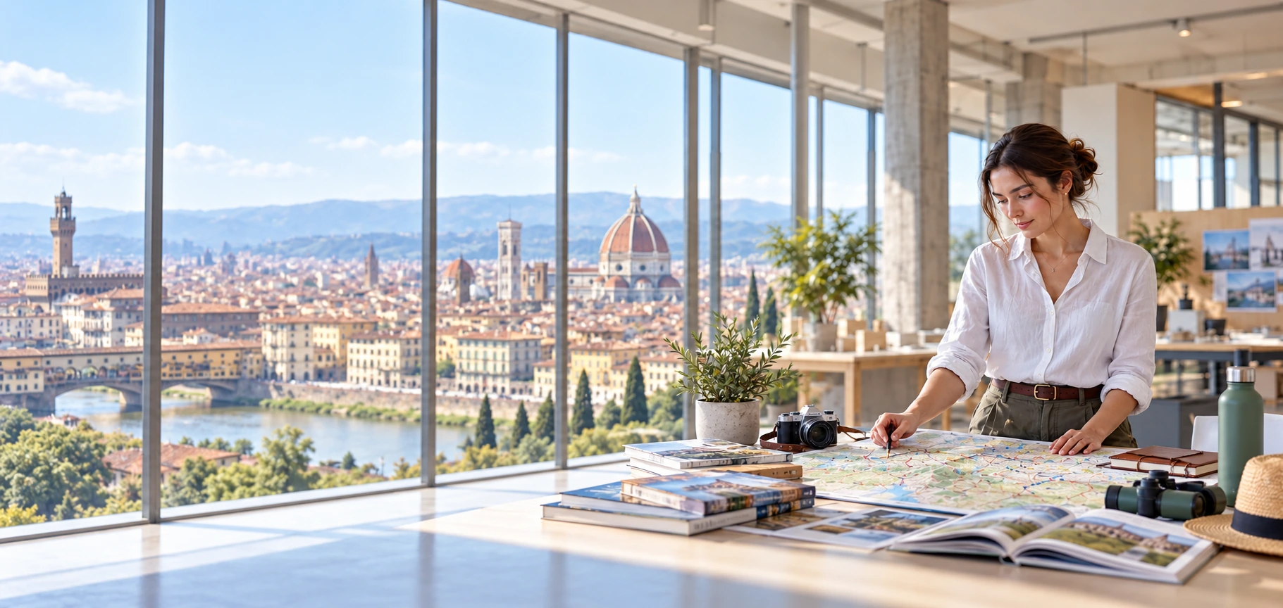 Ambiente di studio e attività legate a Scienze Turistiche